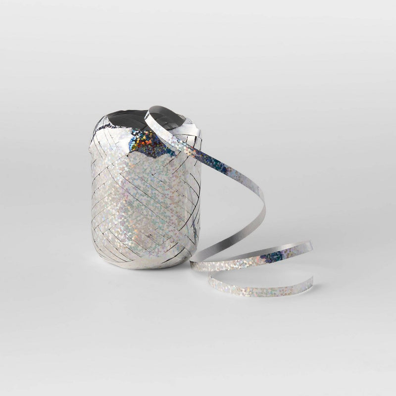 3/16" Curl Ribbon Holographic 70ft - Wondershop