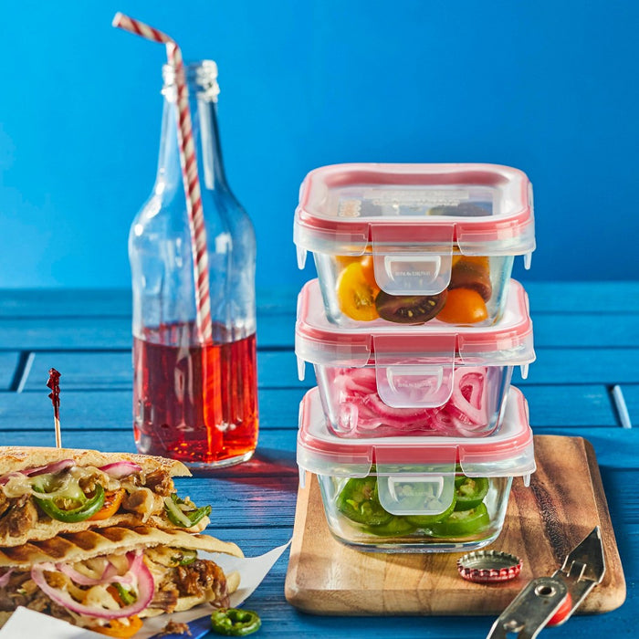 Pyrex Freshlock 8 Cup Rectangle Food Storage Container