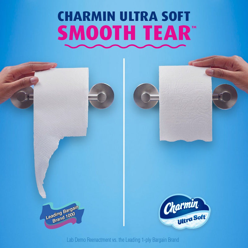 Charmin Ultra Soft Toilet Paper - 12 Super Mega Rolls