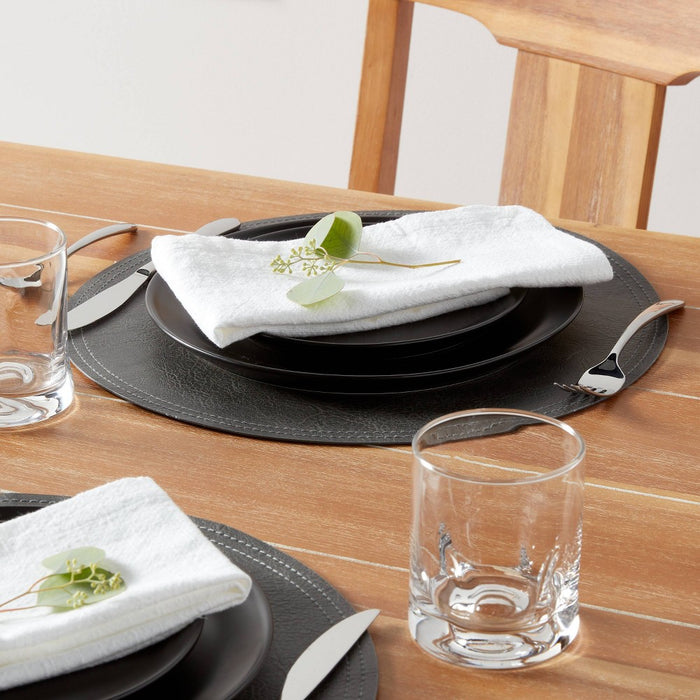4pk Cotton Easy Care Napkins White - Threshold