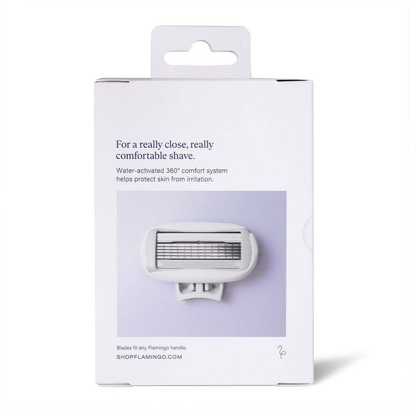 Flamingo Women's Razor Blade Refills - 5-Blade Refill Cartridges - 8ct