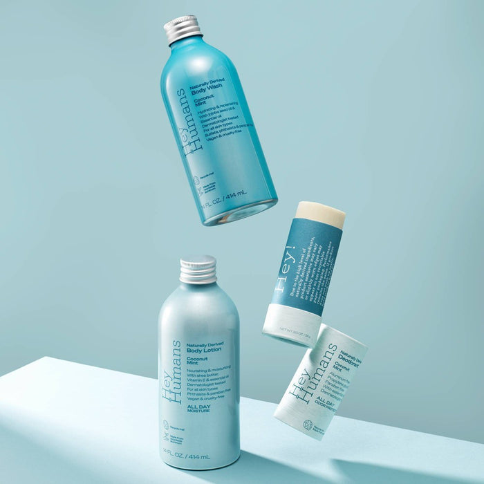 Hey Humans Aluminum-Free Deodorant for Women with Natural Ingredients - Coconut Mint/Shea Butter - 2oz