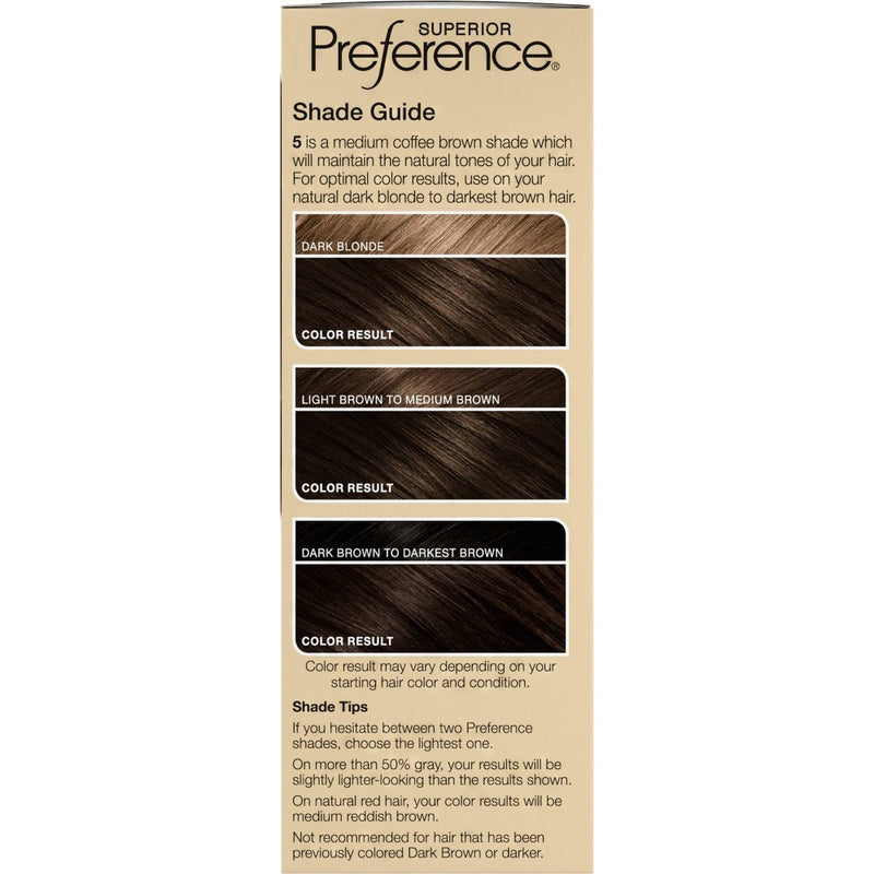 L'Oreal Paris Superior Preference Fade-Defying Color + Shine System - 5 M Brown - 1 Kit