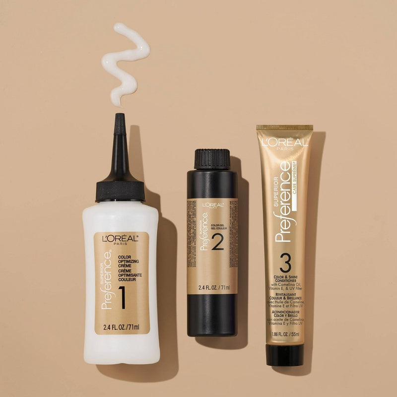 L'Oreal Paris Superior Preference Fade-Defying Color + Shine System - 5 M Brown - 1 Kit
