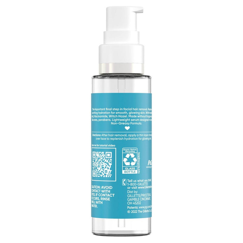 Venus for Facial Hair & Skin Hydration Serum with a Touch of Hyaluronic Acid - 1.5 fl.oz