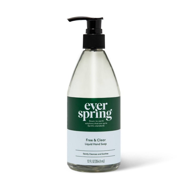 Unscented Liquid Hand Soap - 12 fl oz - Everspring