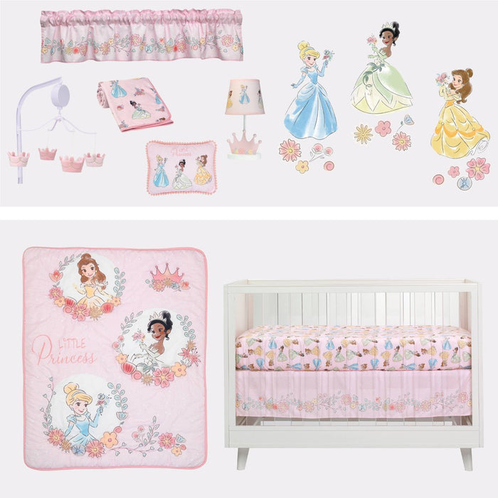 Lambs & Ivy Disney Baby Princesses Lamp with Shade & Bulb