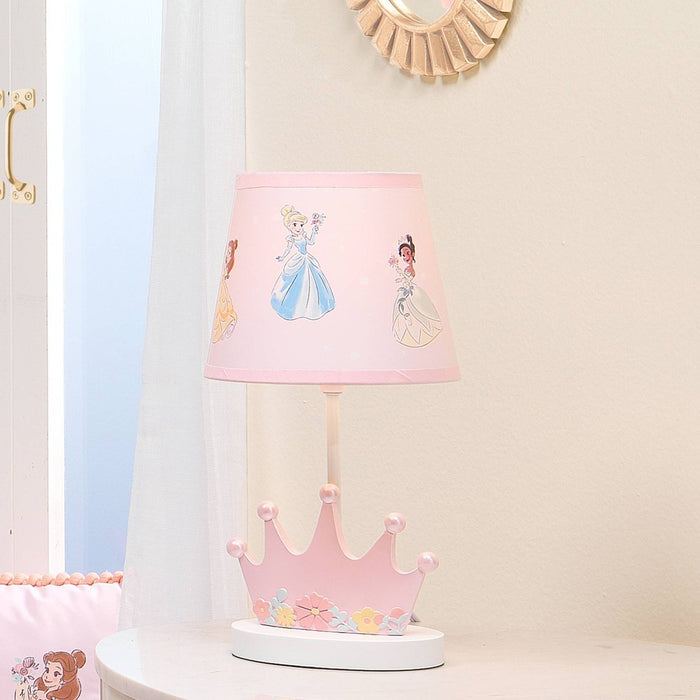 Lambs & Ivy Disney Baby Princesses Lamp with Shade & Bulb