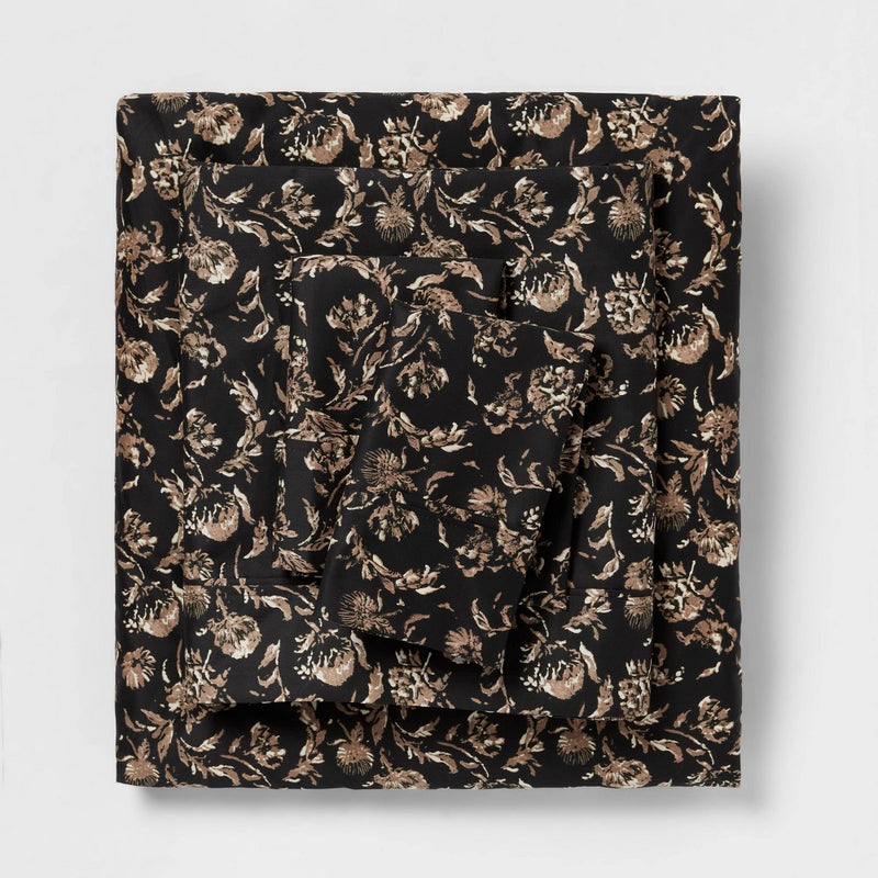 Queen 400 Thread Count Performance Printed Sheet Set Bella Floral - Threshold