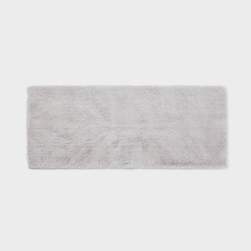 22"x60" Spa Plush Bath Rug Light Gray - Threshold