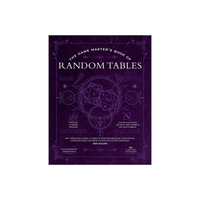 The Game Master's Book of Astonishing Random Tables - by Ben Egloff (Hardcover)