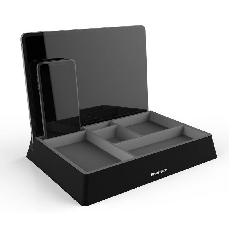 Brookstone Men's Tech Dresser valet - Black