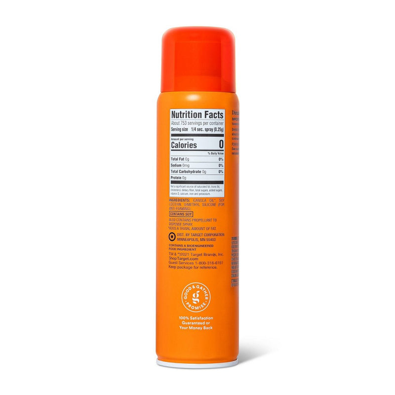 Nonstick Canola Cooking Spray - 8oz - Good & Gather