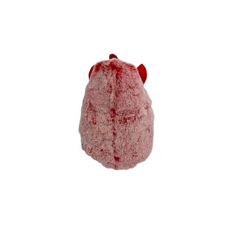 Multipet Mini Hedgehog Dog Toy - Red - 4"