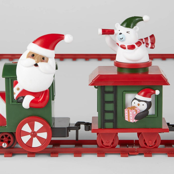 36in Animated Train and Track Set Christmas Decor - Wondershop