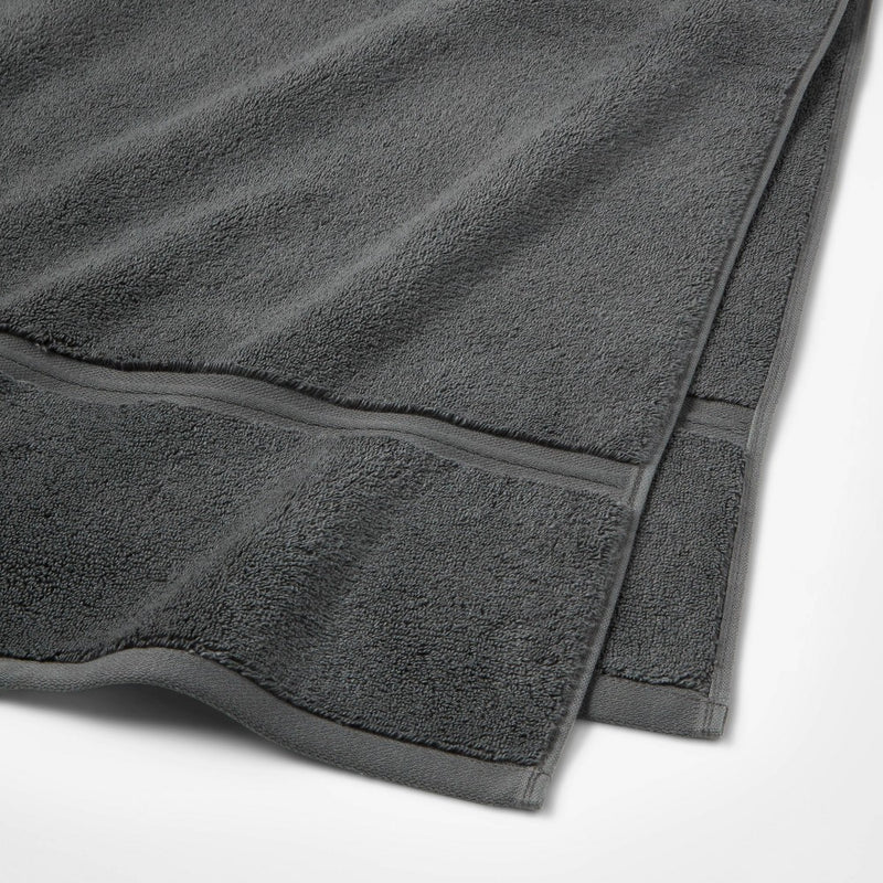 Oversized Spa Plush Bath Towel Dark Gray - Threshold