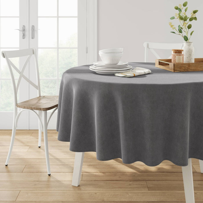 70" Solid Tablecloth Gray - Threshold