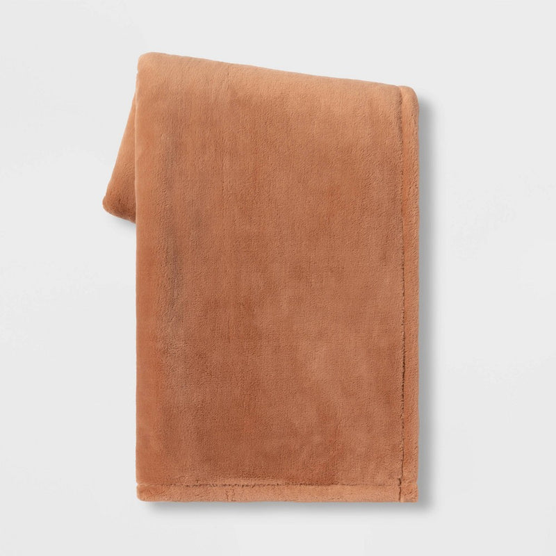 Oversized Primalush Throw Blanket Clay - Threshold