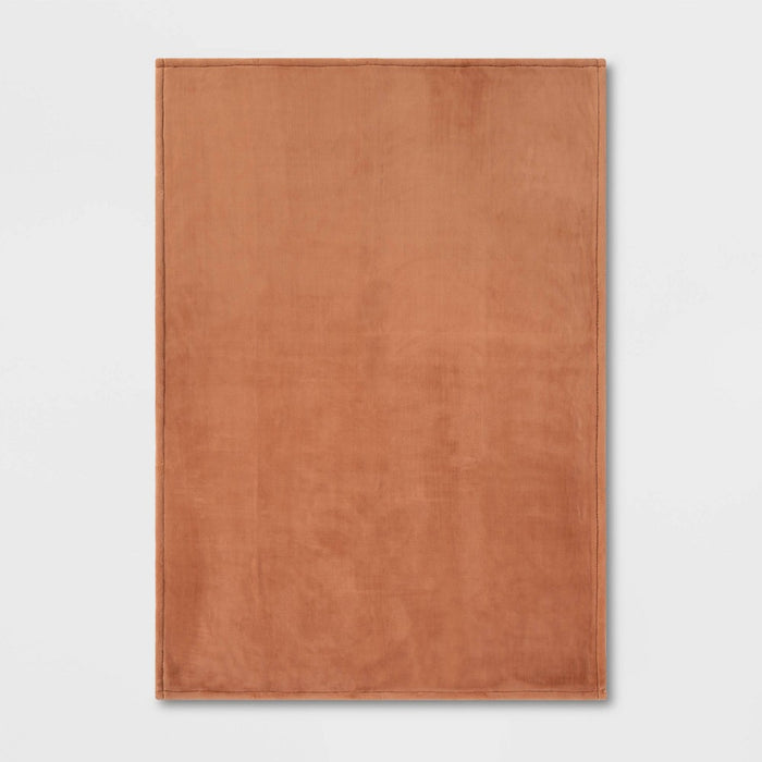 Oversized Primalush Throw Blanket Clay - Threshold