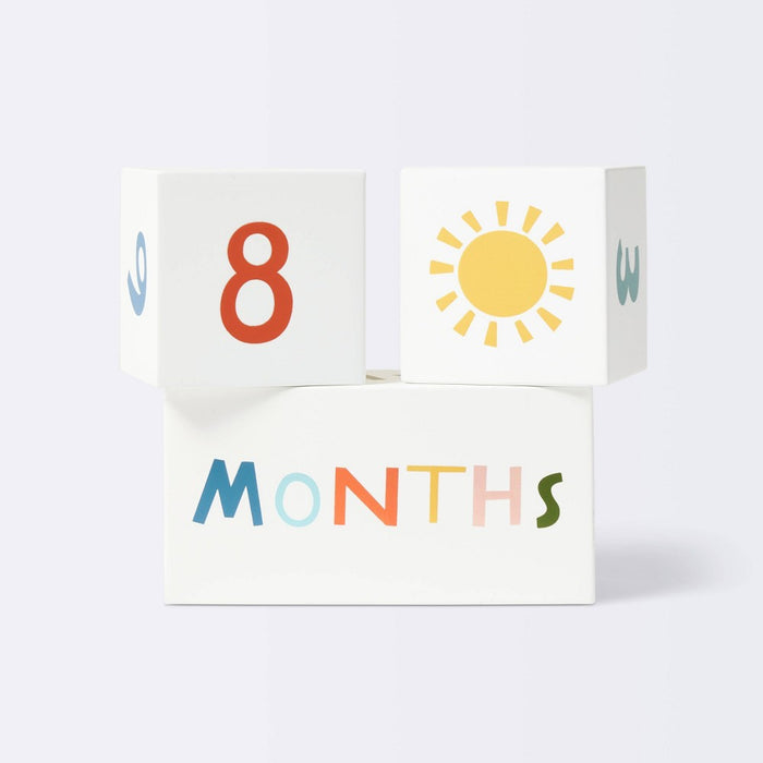 Milestone Blocks - White - Cloud Island