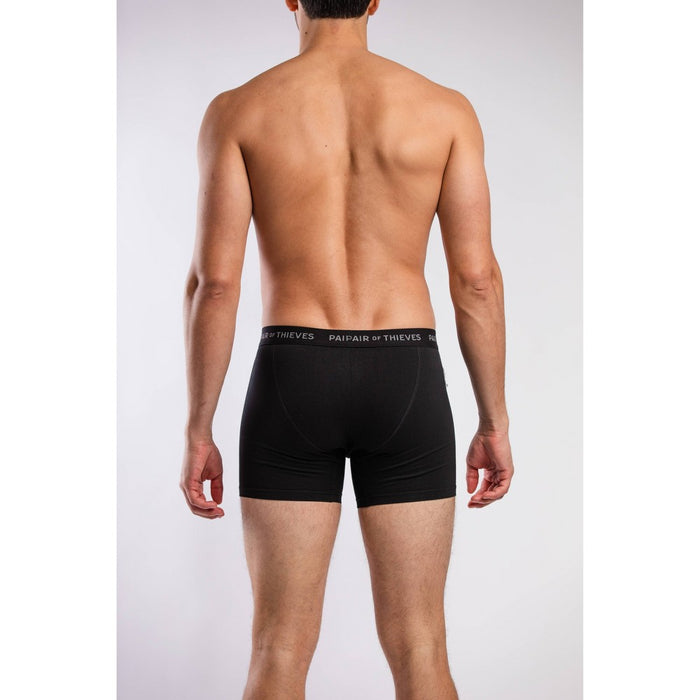 Pair of Thieves Men's Super Soft Boxer Briefs 2pk - Green/Black M
