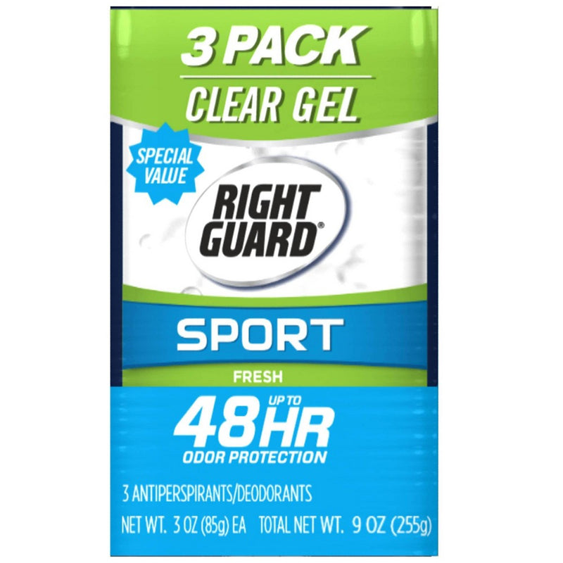 Right Guard Sport Fresh Antiperspirant & Deodorant Gel - 3oz/3pk