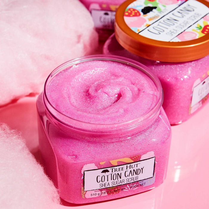 Tree Hut Cotton Candy Shea Sugar Body Scrub - 18 oz