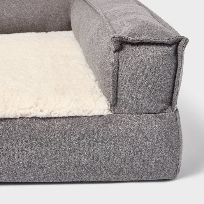 3-Sided Bolster Dog Bed - M - Boots & Barkley (LOCAL PICKUP ONLY)