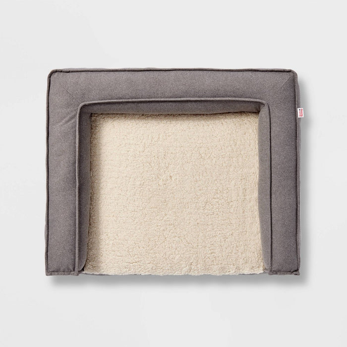 3-Sided Bolster Dog Bed - M - Boots & Barkley (LOCAL PICKUP ONLY)