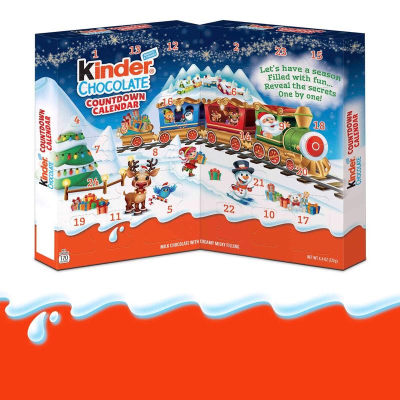 Kinder Holiday Milk Chocolate Countdown Calendar - 4.4oz