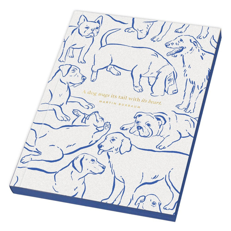 College Ruled Journal Softcover Dogs - Green Inspired