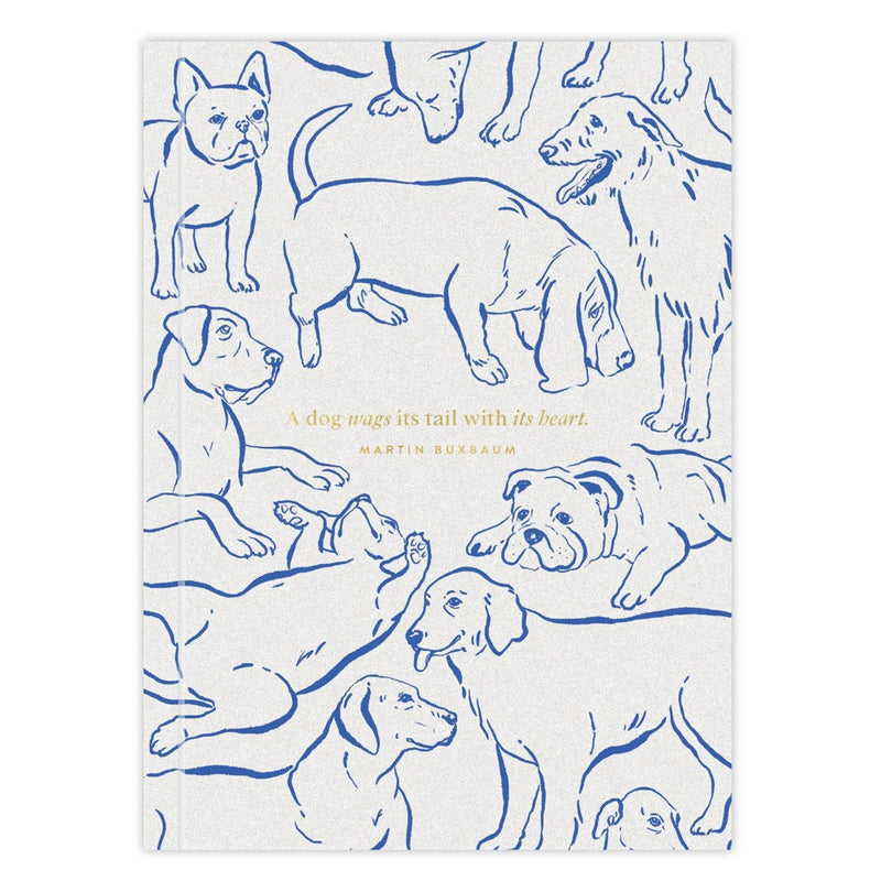 College Ruled Journal Softcover Dogs - Green Inspired