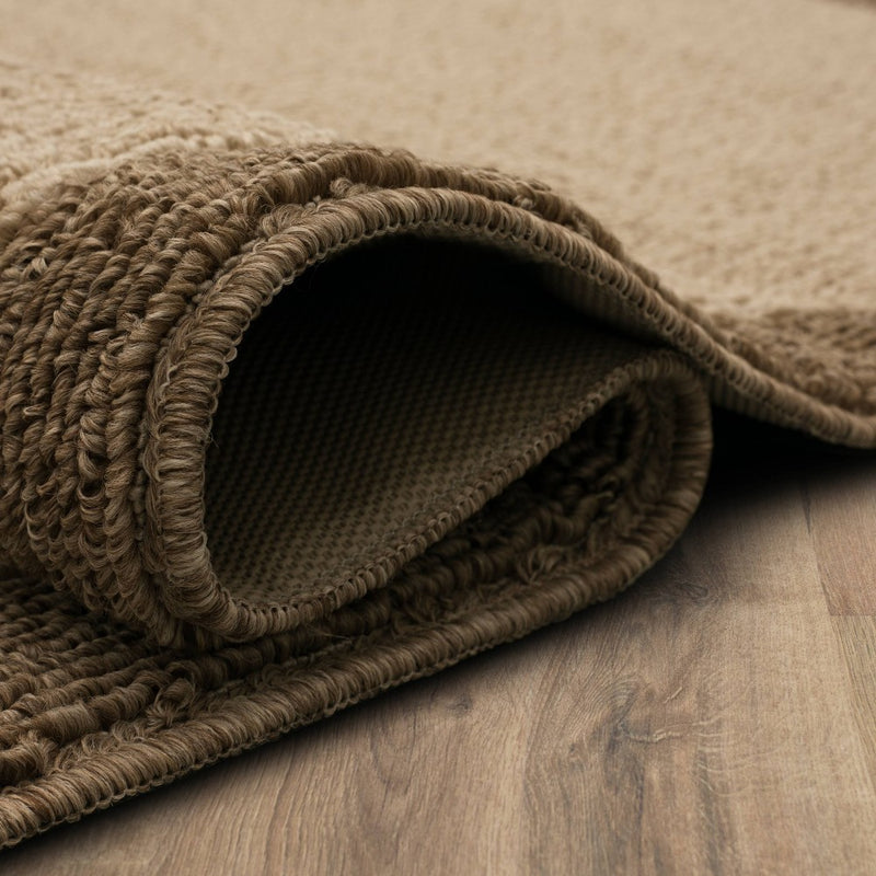 2'6"x3'10" Madison Border Washable Accent Rug Tan - Threshold (LOCAL PICKUP ONLY)