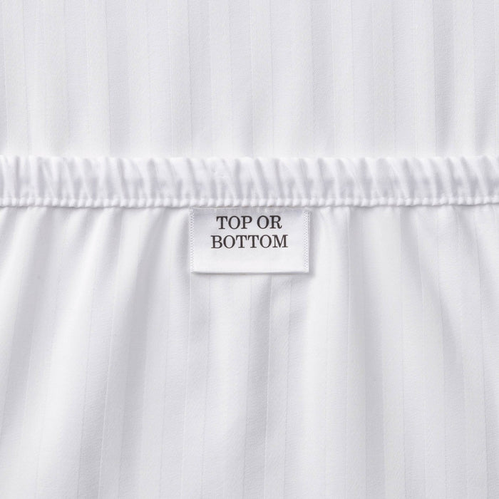 Full 6pc 400 Thread Count Damask Solid Sheet Set White - Threshold