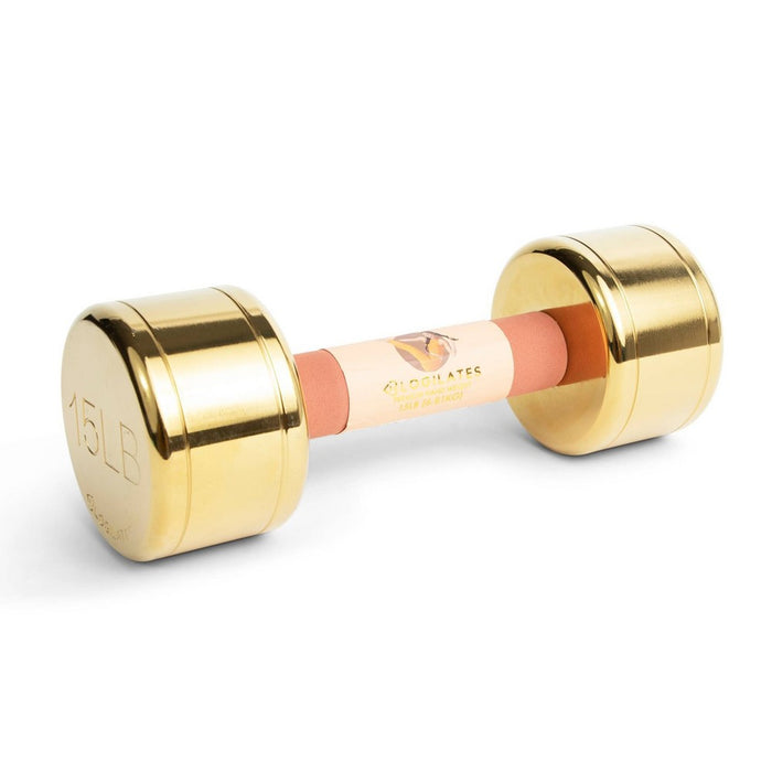 Blogilates Iron Dumbbell - Gold 15lbs (LOCAL PICKUP ONLY)