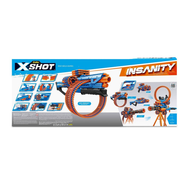 X-Shot Insanity Series 1 Mad Mega Barrel Blaster (LOCAL PICKUP ONLY)