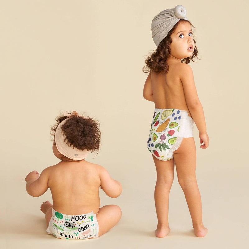 The Honest Company Clean Conscious Disposable Diapers Four Print Pack - Size 5 - 84ct