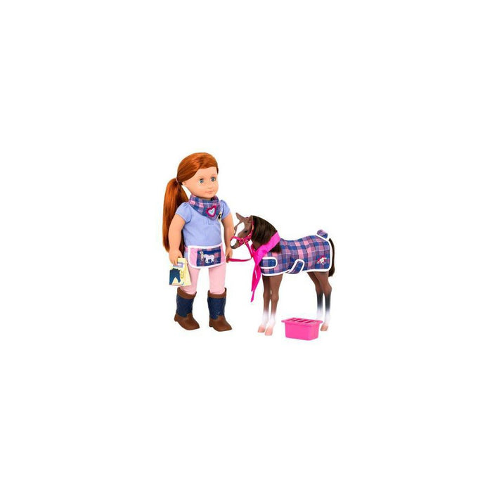 Our Generation Quarter Horse Foal Accessory Set for 18" Dolls