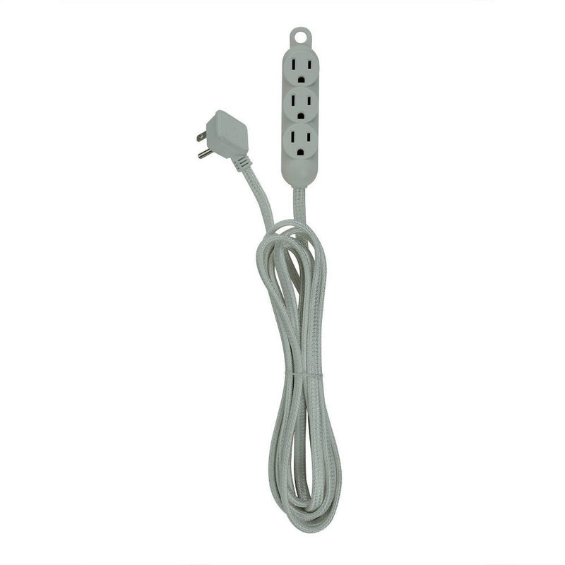 Globe Electric 12' 3 Outlet Extension Cord Sage