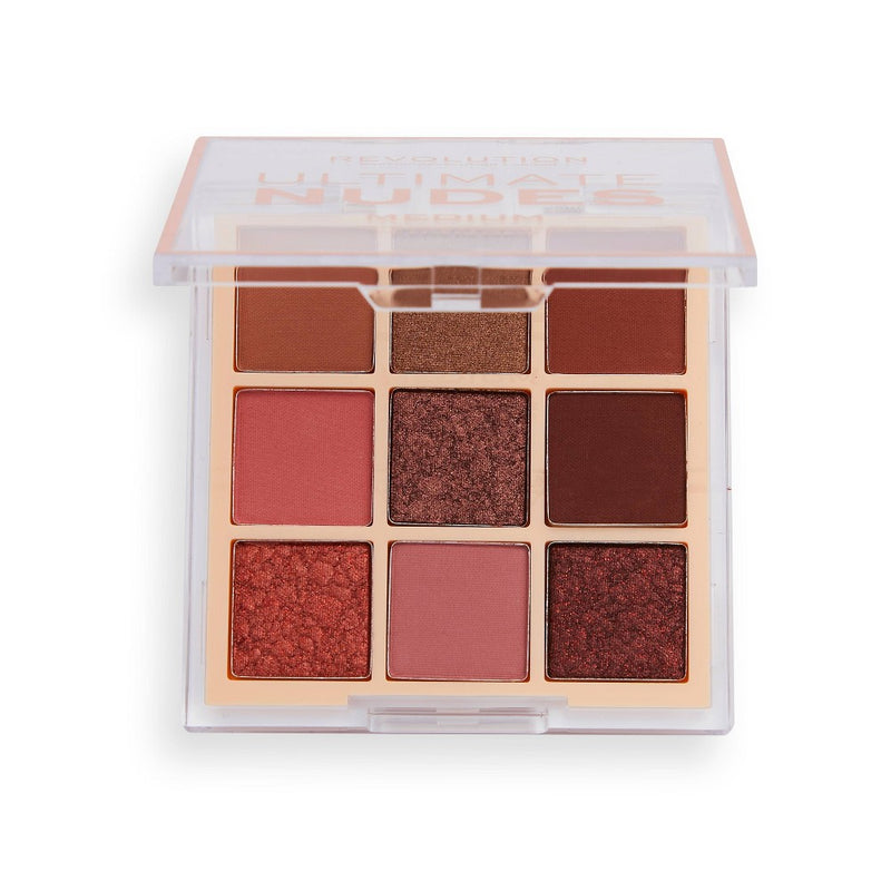Makeup Revolution Ultimate Nudes Shadow Palette - Medium - 1.82oz