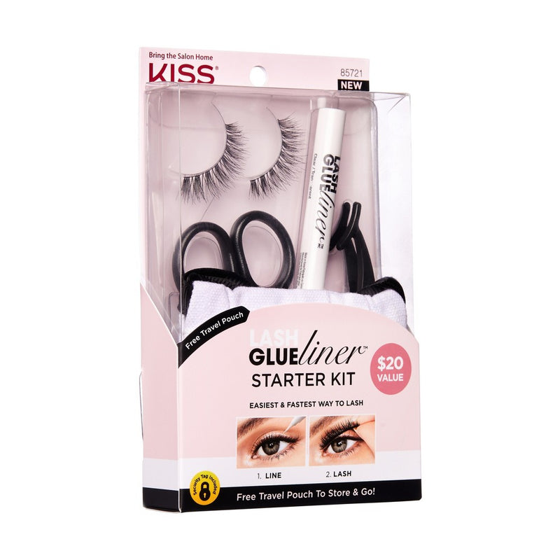 KISS Products Glue Liner False Eyelashes Starter Kit - 5ct