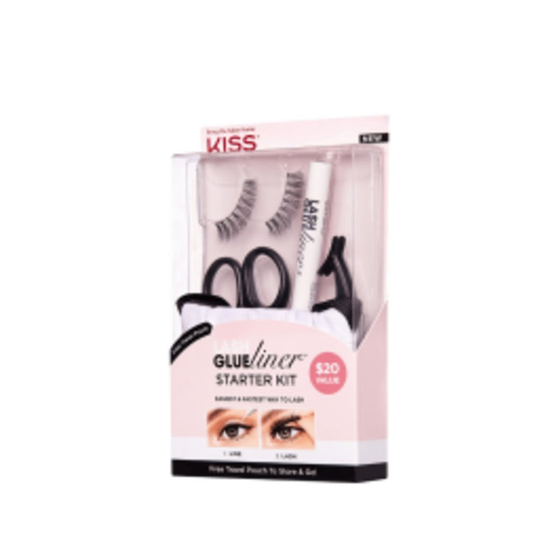 KISS Products Glue Liner False Eyelashes Starter Kit - 5ct
