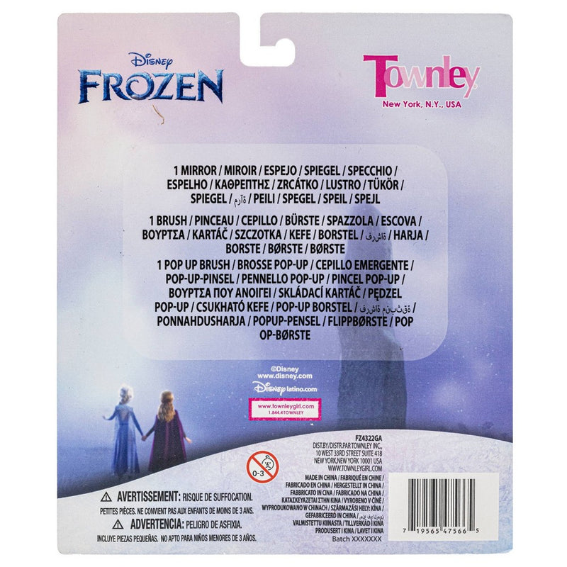 Disney Frozen Pop-Up Hair Brush & Mirror Set