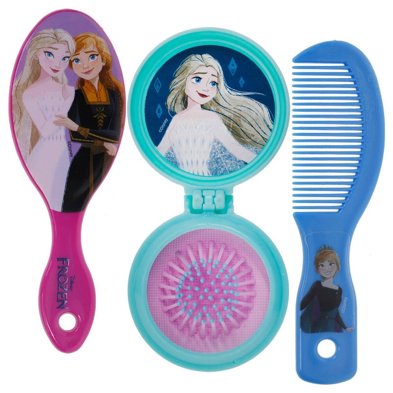 Disney Frozen Pop-Up Hair Brush & Mirror Set