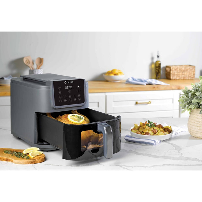 Sur La Table Kitchen Essentials 8qt Air Fryer Black