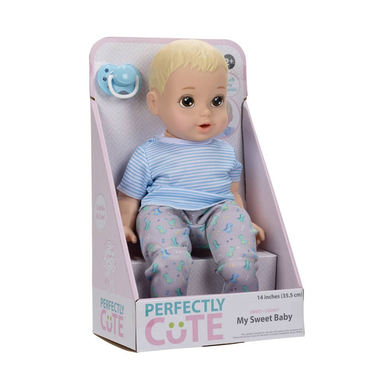 Perfectly Cute Basic 14" Boy Baby Doll - Blonde Hair, Brown Eyes
