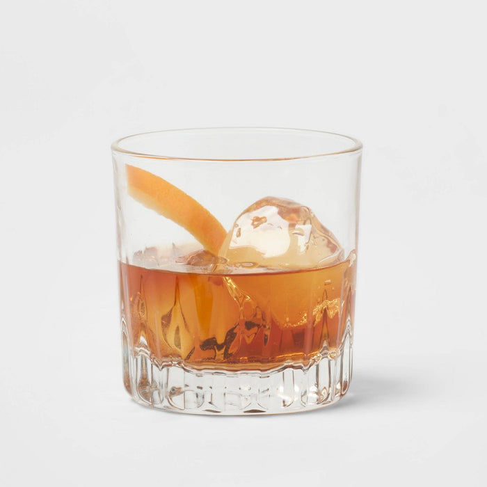 4pk Old Fashion Kristallino Drinkware Set - Threshold