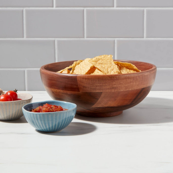 77oz Wood Medium Serving Bowl - Threshold