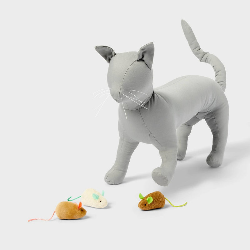 Mouse Cat Toy Set - 3pk - Boots & Barkley