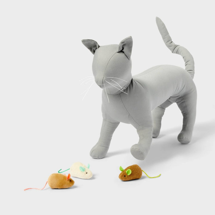 Mouse Cat Toy Set - 3pk - Boots & Barkley